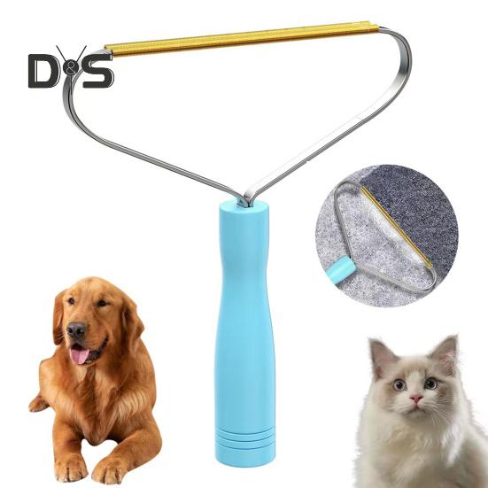 Pet Hair Remover Tool Ergonomic Handle Furniture Carpet Clothes Hair Removal Brush Multi-fabric Pet Hair Remover