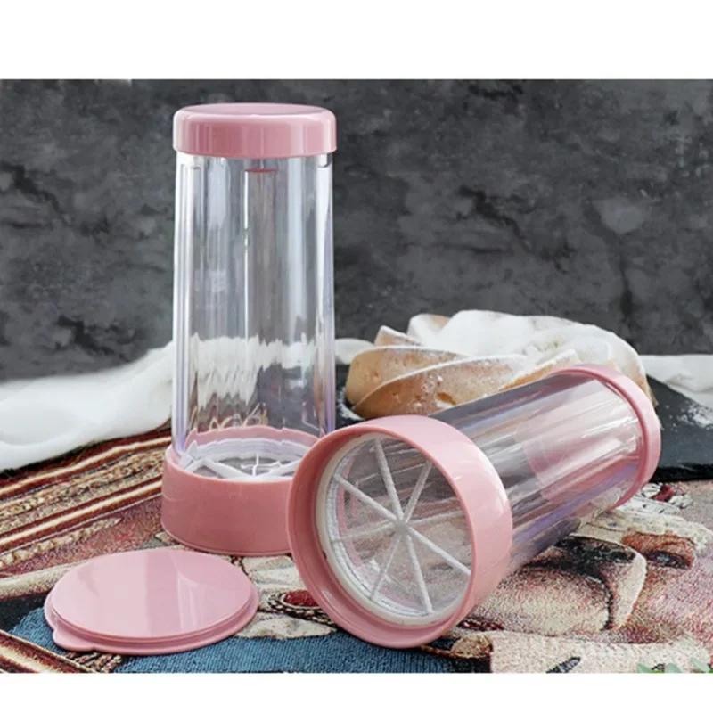 Handheld Manual Flour Powder Icing Sugar Sifter Cup, Stainless Steel Flour Sifter, Kitchen Home Baking Pastry Tool