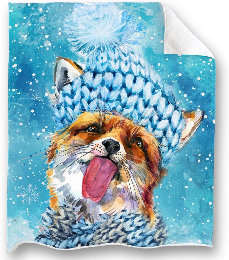 Cat Blanket Cute Cat Decor Animal Throw Blanket Cat Gifts for Cat Lovers Girls Boys Super Warm Soft Lightweight Flannel Blanket