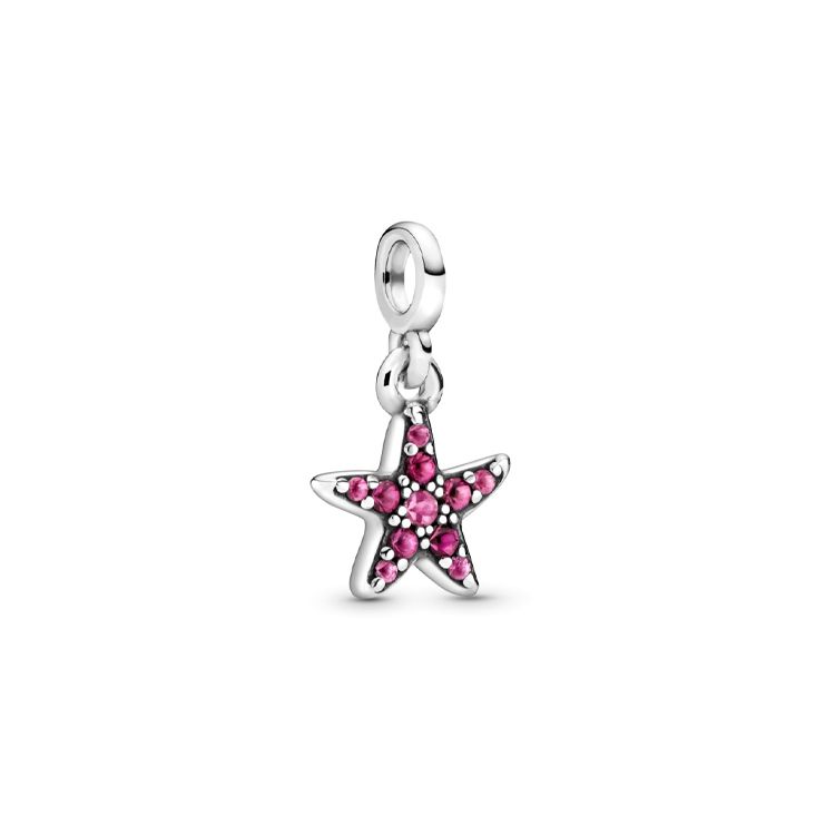 Pandora My Pink Starfish Pendant Women pendant 799011C01 Pink