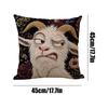 1PC Halloween Pillow Covers Decorative Pumpkin Pattern Pillowcase Soft Plush Faux Wool Cushions for Home Sofa Halloween Decor