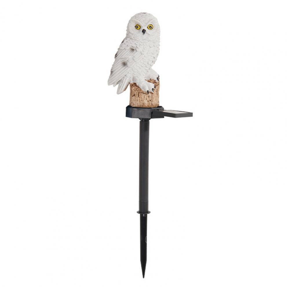 Solar Owl Garden Light Shaped Solar Light Weather Resistant Owl Solar Light for Garden Patio Decor with Automatic Charging Led