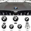 For BMW X1 X3 X5 G01 G20 G21 G30 F10 F11 F20 F01 F30 sticker 7Pcs Car Front Badge Rear Sticker Center Caps Steering Wheel Emblem