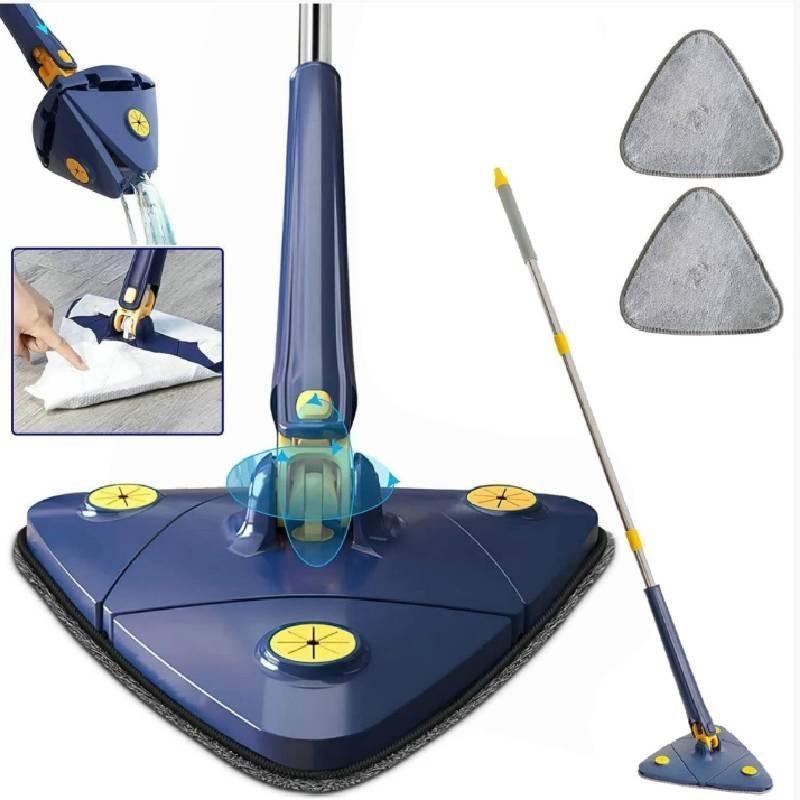 Eco-friendly Chenille Flat Mop For Hardwood Floors Stainless Steel Handle