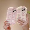 Autumn/Winter Plush Embroidered Rabbit Phone Case for iPhone 13/14/15 Pro Max