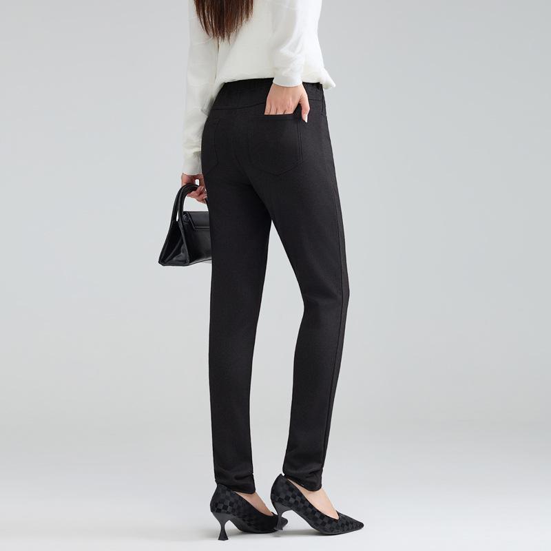 

Женские леггинсы скинни большого размера из искусственного денима, стрейч, с эластичной талией - Осень/Весна 6XL