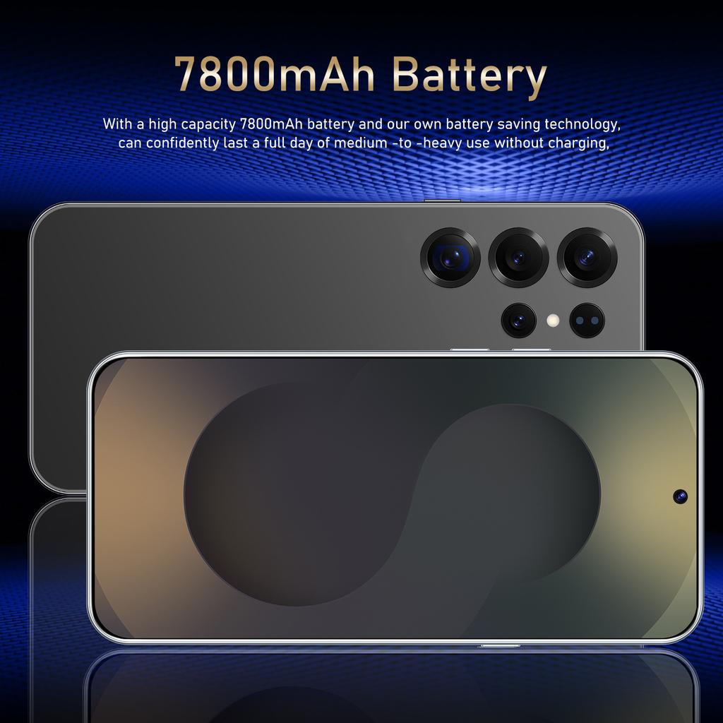S25 Ultra Android 15 Smartphone - 2GB RAM + 16GB ROM, Built-in Stylus, HD Display, Multi-Camera