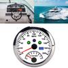 85mm 0‑200MPH GPS Speedometer 0‑8000rpm Tachometer Gauge Overspeed Alarm LCD Red Backlight for Car Boat