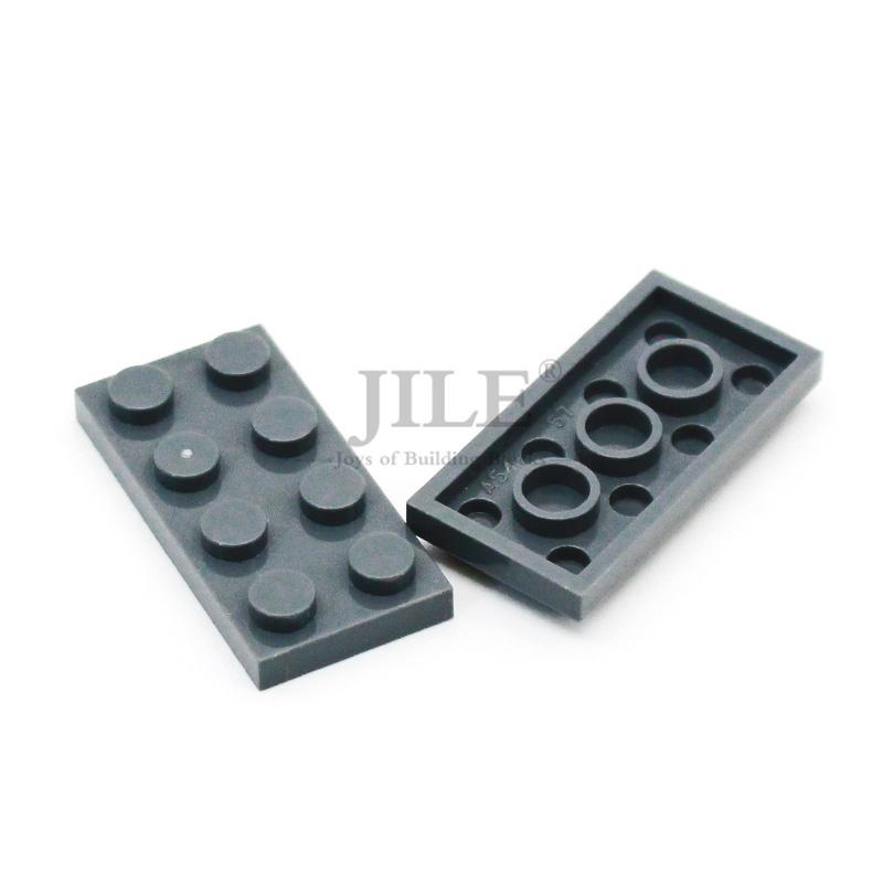 50Pcs Moc Compatible 3020 Plate 2X4 Bricks Colorful Building Blocks Educational Assembles Particles Accessories Toy City