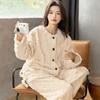 Pajama Women Can Wear A Winter Flannel Homewear Set In Autumn and Winter Thickened