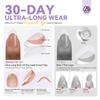 Saviland Nail Glue Gel Diamond Pink Nail Starter Gel Nail Fake Acrylic Thick UV Curing Nail Gel Fake Nail DIY Art Kit 4-in-1 Press-On Kit