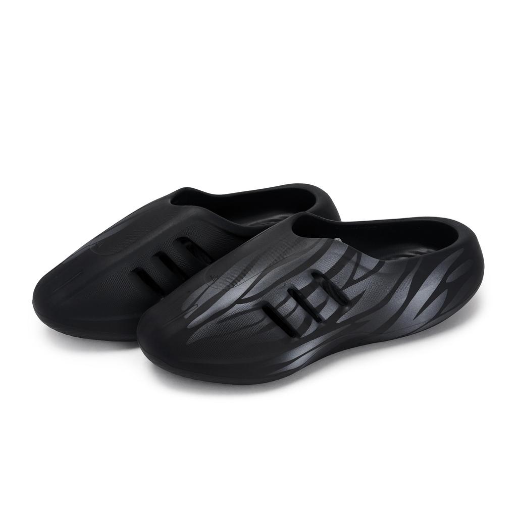 Adidas Originals AdiFOM IIInfinity Mules Abrasion Resistant Closed Toe Slippers Unisex Black Gray IG6969(Team1189-)