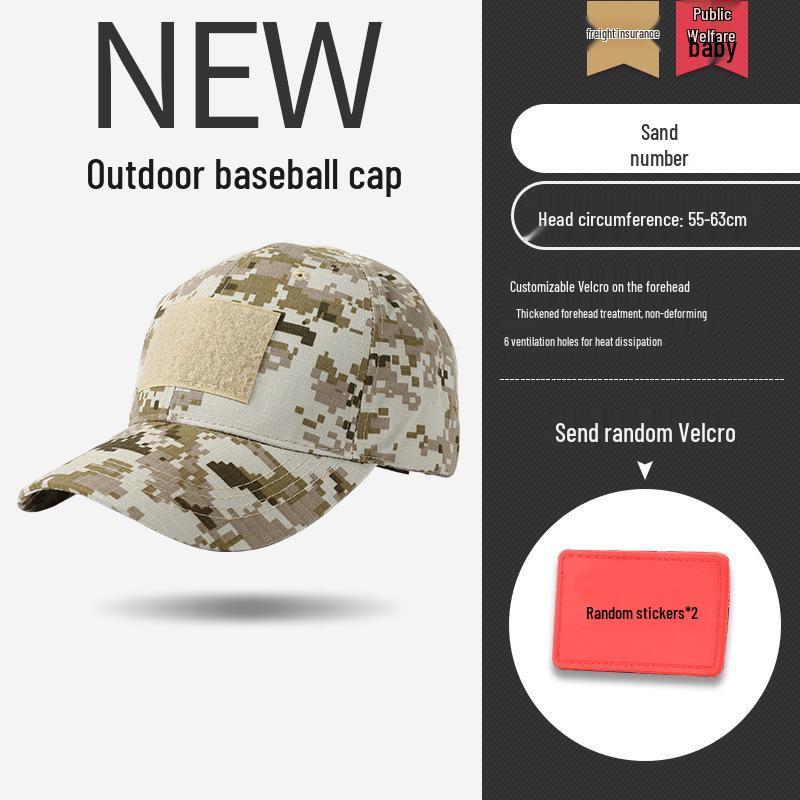 Men's Tactical Baseball Cap - Military & Cycling Visor Hat, Breathable Fabric, Adjustable Fit.