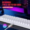 RGB Backlit 68-Key Wired Gaming Keyboard with Mechanical Feel & ABS Material