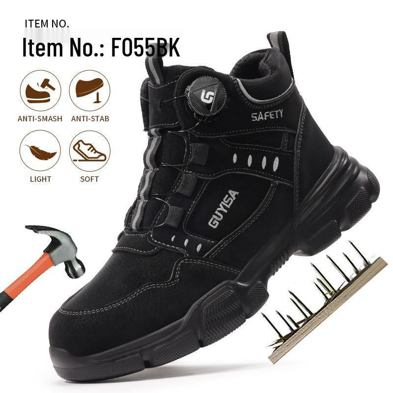 Men's 10KV Insulated Winter Safety Shoes: Anti-Smash, Anti-Puncture, Wear-Resistant, Comfortable for Long Standing