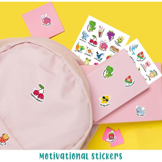 800PCS Fun Stickers for Kids, Positive Stickers for Kids Classroom, Classroom Prizes Elementary, Removable Teacher Stickers for Grading and Rewards
