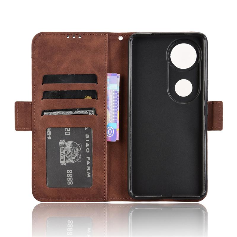 Per Vivo V50 5G Flip Pelle Skin Lusso Portafoglio multi-slot per carte Copertura a Libro Per Vivo V50 5G Borse per Telefono