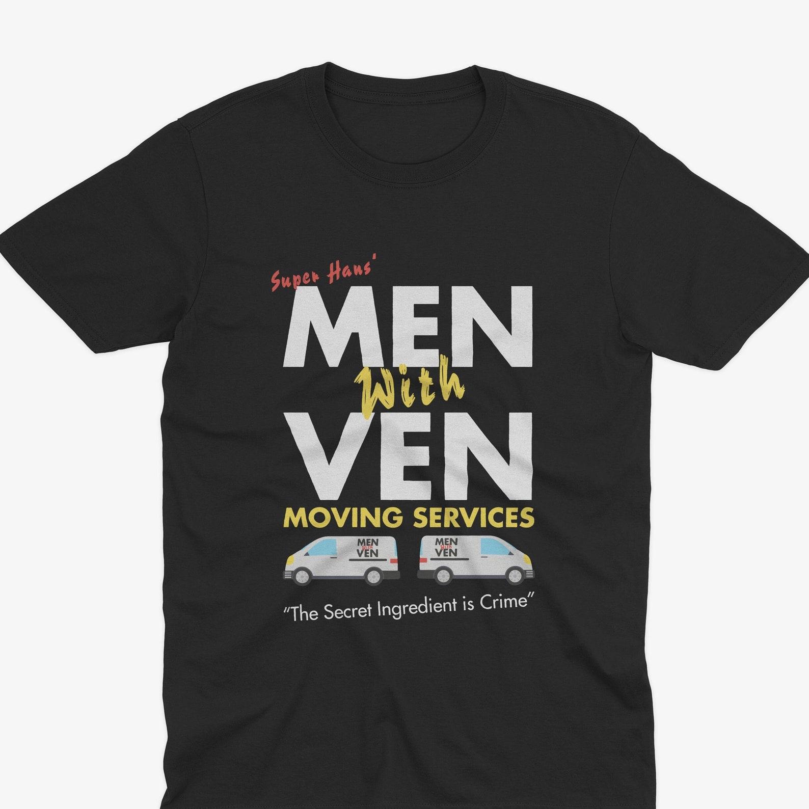 Peep Show - Men With Ven T-Shirt Superhans T-Shirt, Mark Corrigan, Peep Show Gift, Peep Show Fan, Superhans Peep Show T-Shirt, Hans T-Shirt 3XL