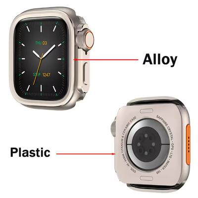 Luxus-Legierungshülle für Apple Watch 11 10 46mm Ultra 3/2/1 49mm Für iWatch 9 8 7 45mm 6 5 4 SE3/2/1 44mm Schutzzubehör