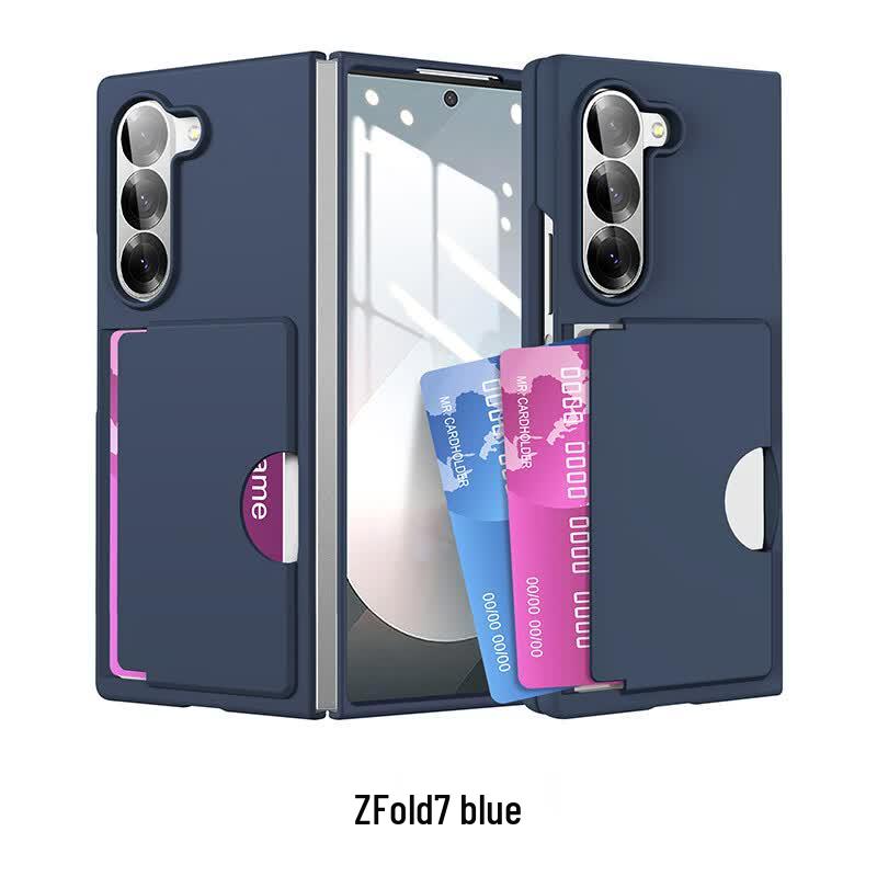 CAXITON Samsung Z Fold7 Transparent Wallet Case