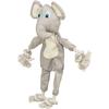 Jouet peluche - TRIXIE - Éléphant - Gris - Doux - Durable