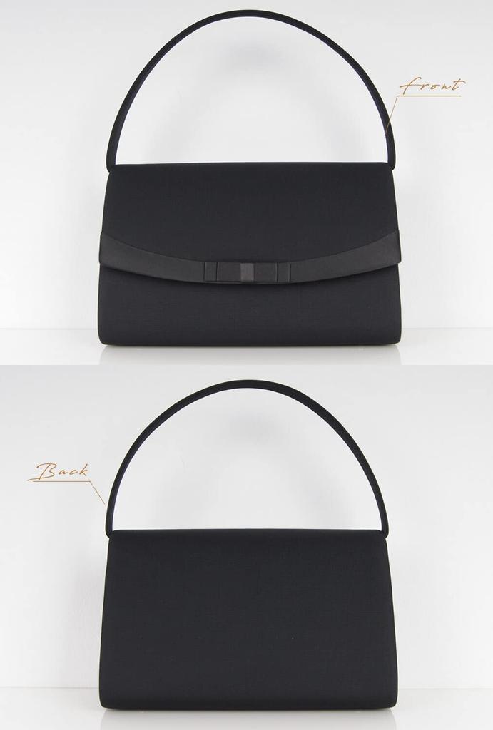 Luluco Schwarze Formale Tasche, Schwarz, Damen, für Trauerfeiern, 95-141014