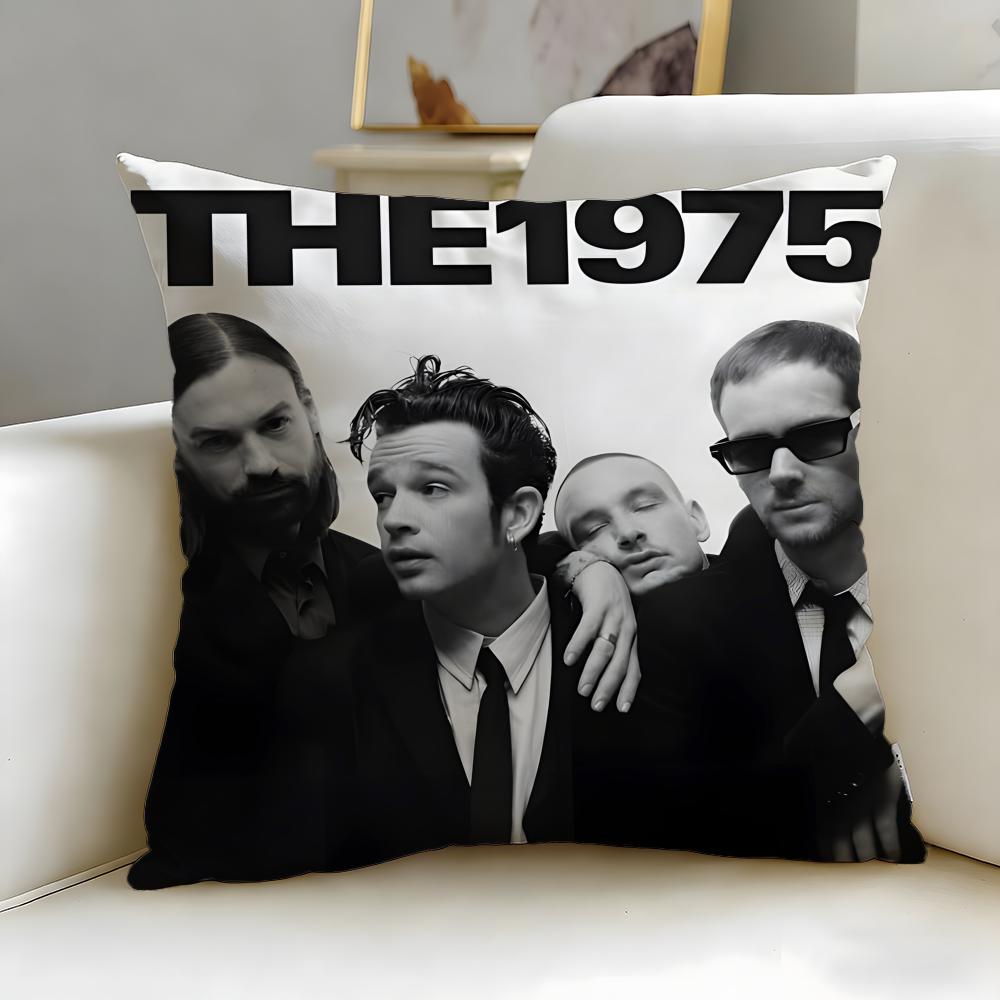 Klassische Band The 1975 Kissenbezug Weich Leicht zu Waschen Kissenhülle Vielseitig für Sofa Bett Reisen und Büro
