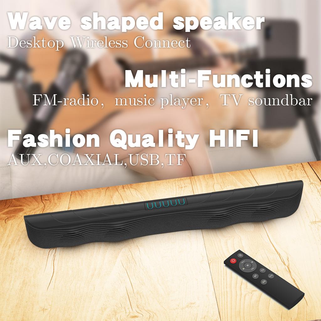 BS-21 BT Speaker Computer TV Audio Music/Movie/News Mode Selectable Support TF card/U Disk 2000mAh