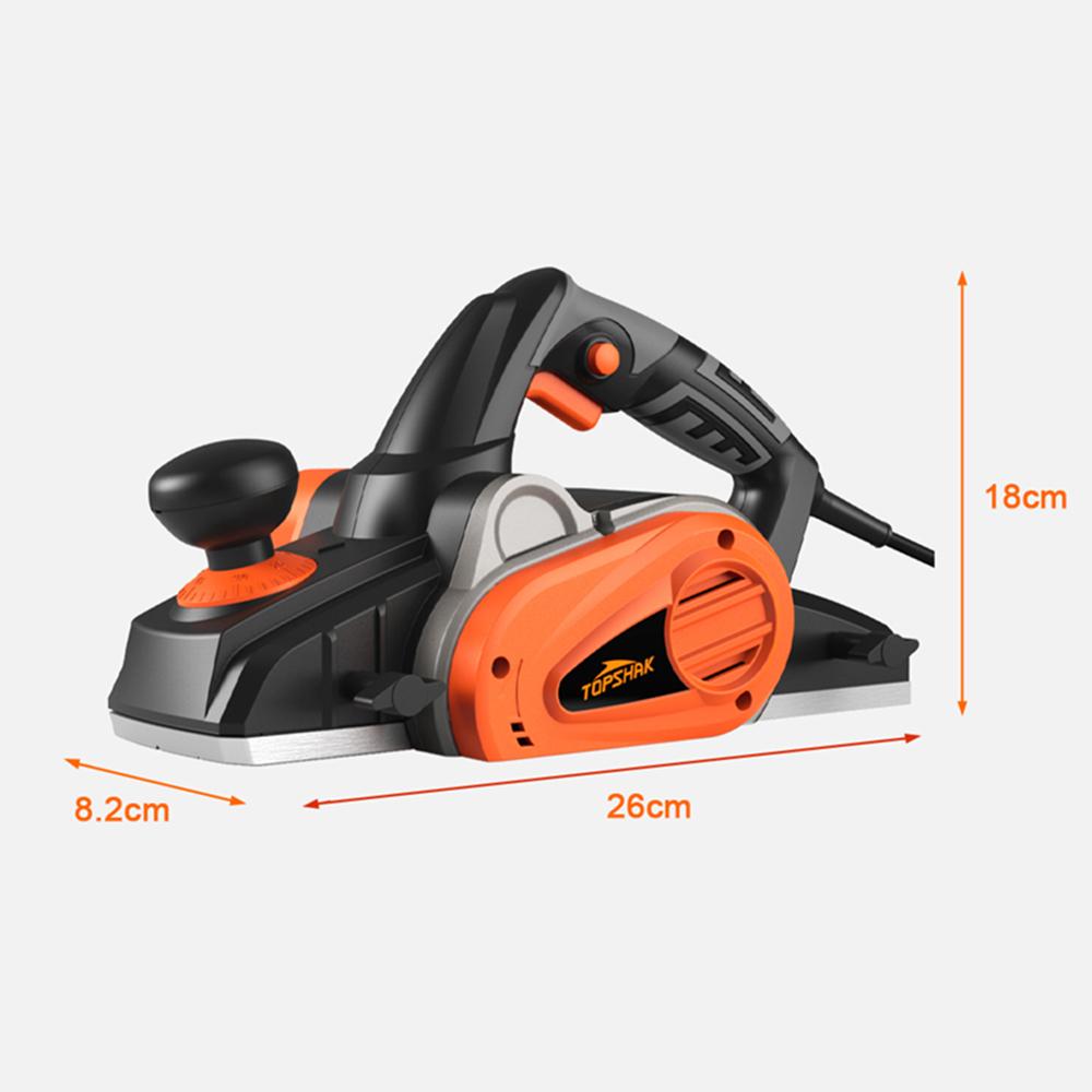 Extol Premium Electric Planer 110 Mm Planer Width And Clamp Depth Up To 3 Mm, Manual Electric Planer - 1000 W I Wood Planer With Parallel Stop And Hose Adapter - View #2