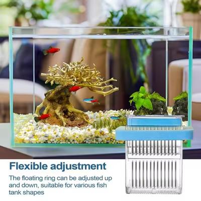 Transparente Schwimmende Brutbox Abnehmbare Aquarien-Brutbox Aquarien-Teiler Fischzucht