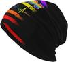 Rainbow Pride Hat Chemo Headwear for Women for Beanie Hat Skull Cap Cancer Headwear Accessories
