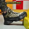 New Fashion Side Rotating Button Work Safety Boots Men Steel Toe Cap Lightweight Indestructible Boots Anti-puncture Construction Male Sneakers 37-48