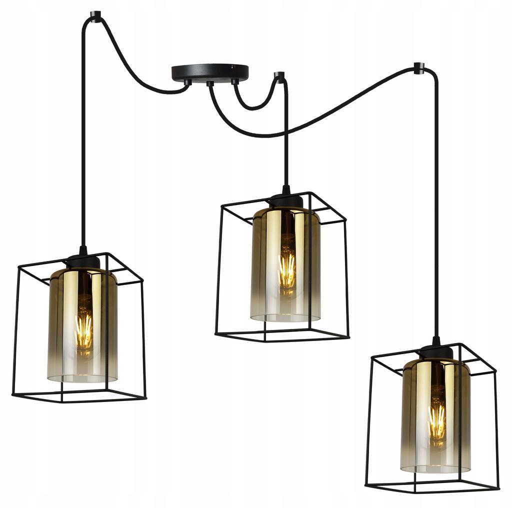 MODERN ELEGANT GLASS HANGING LAMP