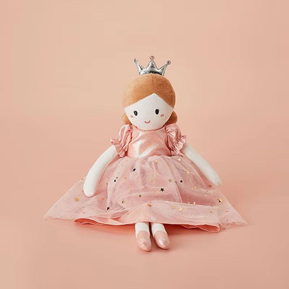 Home Decor Girl Soft Plush Toy Nortic Style Pink Dress Doll Princess Stuffed Doll  Birthday Gift