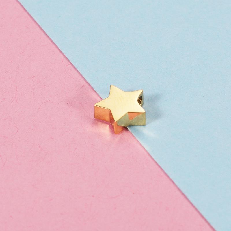 

Подвеска в виде звезд из полированной нержавеющей стали - аксессуар для ювелирных изделий своими руками 7.5x8mm Star