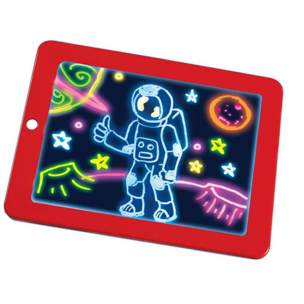LED Writing Tablet Electronic Lighting 3D Learning Educational Drawing Writing Board for Preschool