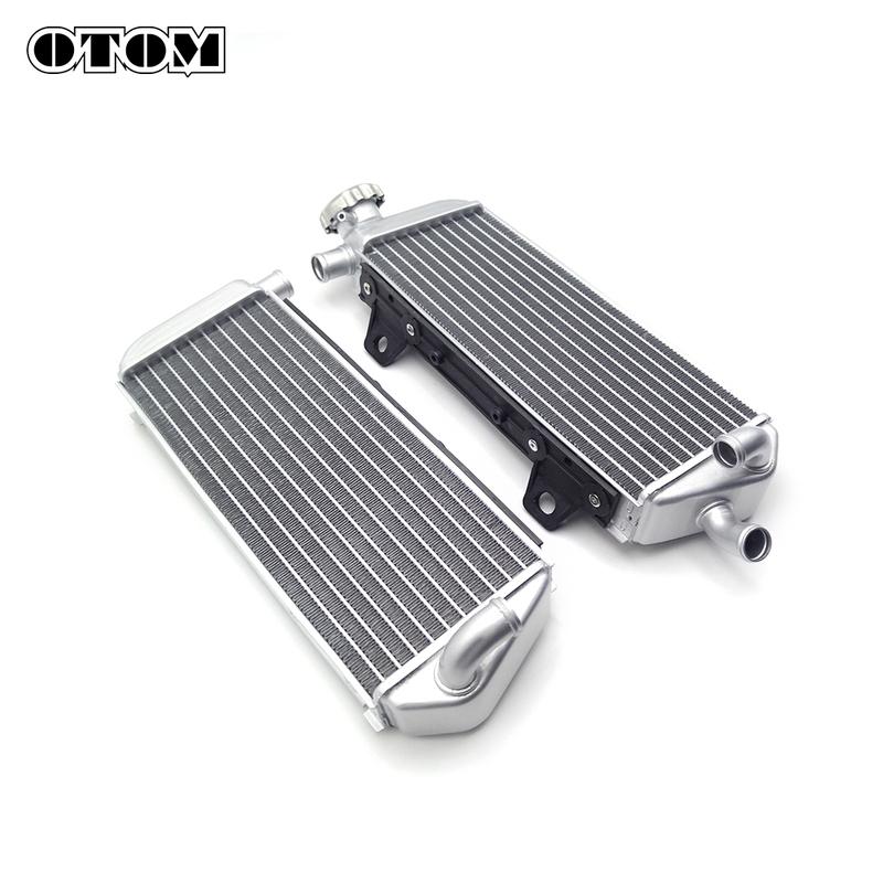 OTOM Motorcycle Radiator For KTM SX XCW TPI XC EXC TC TE TX MC EC 125 150 250 300 Left Right Aluminum Water Tank Cooling Cooler