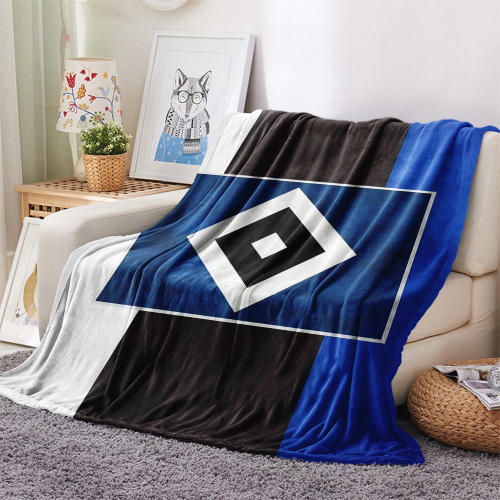 Hamburger SV Flanelldecke, Hohe Qualität, Bequem für alle Jahreszeiten, Heimdekoration, Wärme und Komfort