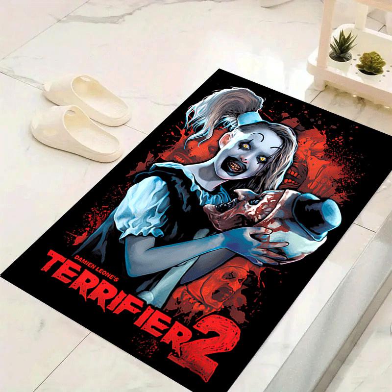 

1pc Terrifier Pattern Area Rug, Anti slip Non Shedding Stain Resistant Carpet 60cm by 90cm