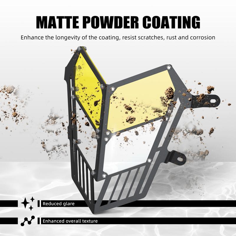 For 2019-2024 Yamaha Tenere 700 Headlight Lens Protection Headlights Guard Cover for Yamaha Tenere 700 Rally Edition 2020-2024