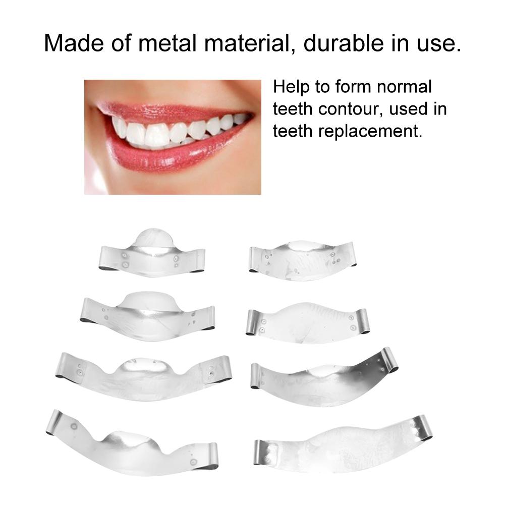 Dental Metal Sectional Mold Teeth Filling Full Kit for Teeth Replacement