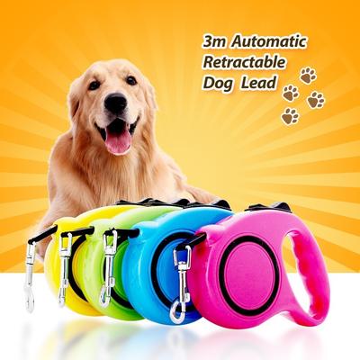 Guinzaglio retrattile per cani con chiusura a mano, 3M 5M A, con espansione automatica, per cani di piccola e media taglia