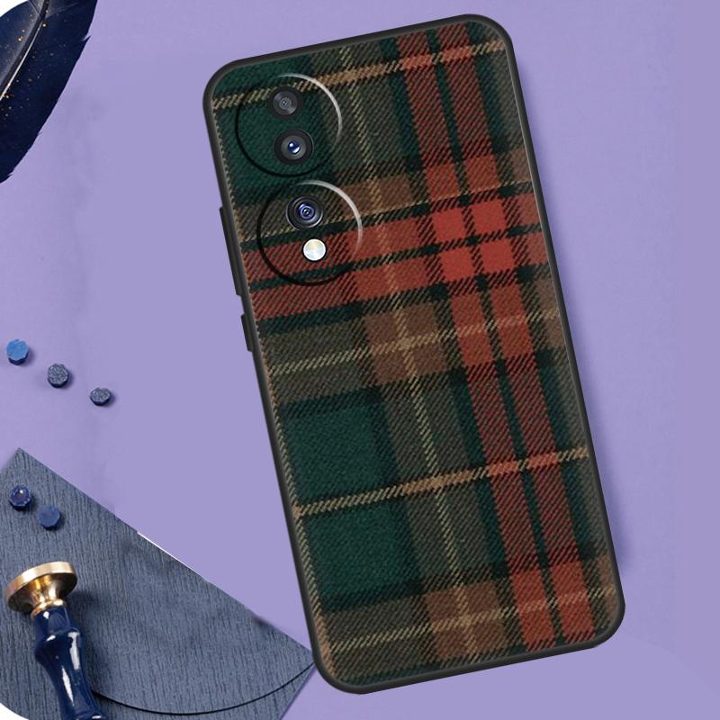 

Шотландский плед Теплый плед Для Honor X8a X9a X6a X7a X6 X7 X8 X9 X8b X9b Honor Magic 6 Pro 50 70 90 Magic 5 Lite Чехол Honor 90 Lite