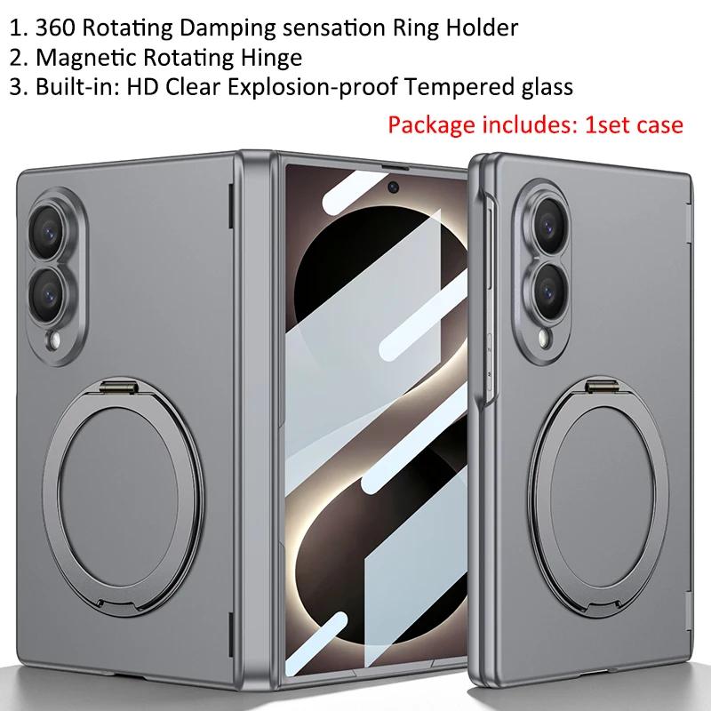Magnets Magnetic 360 Rotating Ring Holder Protector Case For Samsung Galaxy Z Fold8 Ultra Fold 8