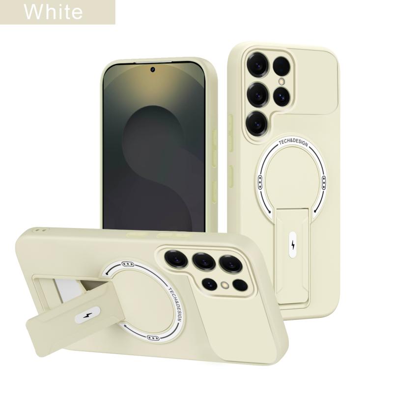 Odolný kryt s držákem pro Magsafe pro Samsung S26 S25 S24 S23 S22 Ultra Plus Edge FE A35 A36 A52 A54 A16 A15 A14 A12 A07 A06