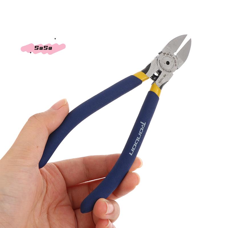 S-1Pc 5/6/8 Inch Professional Side Cutting Pliers - Cable Wire Burrs Nipper for Electricians DIY Repair Hand Tool Accessory