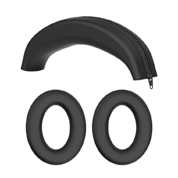 

Replacement Silicone Ear Pad for QC35/QC45 Wireless Headphones Ear Cushions Ear Covers Bluetooth-compatible Headset чорний