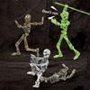 Medieval Skeleton Doll Robot Action Figure With Movable Joints, Creative Poseable Mannequin Desktop Decor For Stress Relief Toy