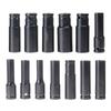 10/13Pcs Efficient 1/2" Drive Deep Impact Socket 6 Point for Efficient Screw Tightening Automotive and Furniture Repair
