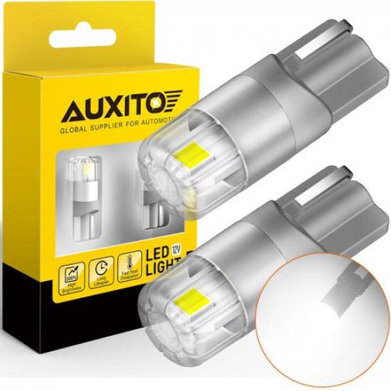 2X AUXITO LED Reverse Back Up License Plate Light Bulb T10 194 2825 Super Bright